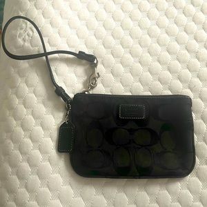 Coach Wristlet Black, 3.5x5.5 inches- good condition
